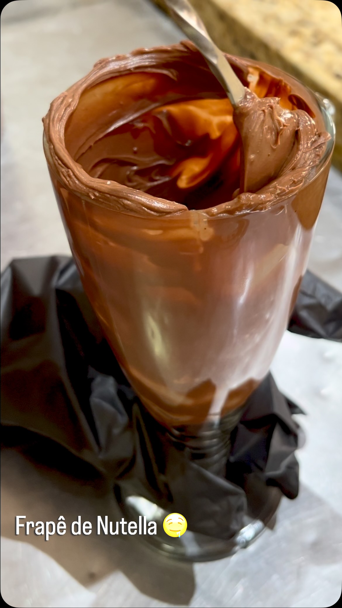 Frapê de Nutella